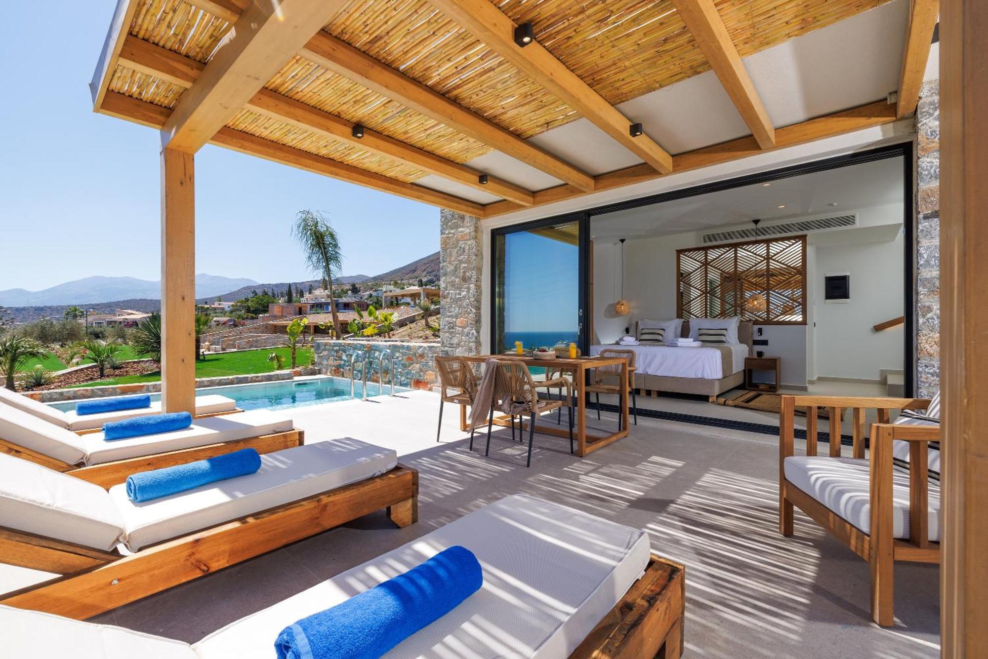 Deos Luxury Suites - Adults Only ヘルソニソス エクステリア 写真