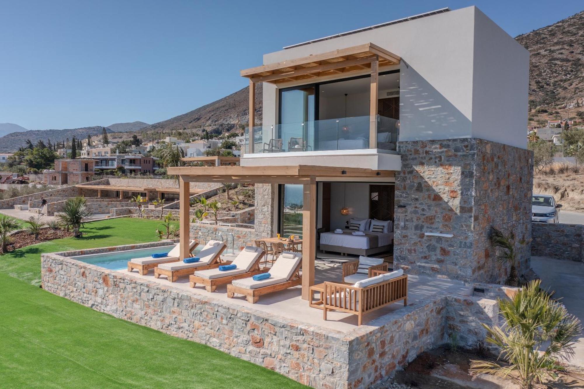 Deos Luxury Suites - Adults Only ヘルソニソス エクステリア 写真