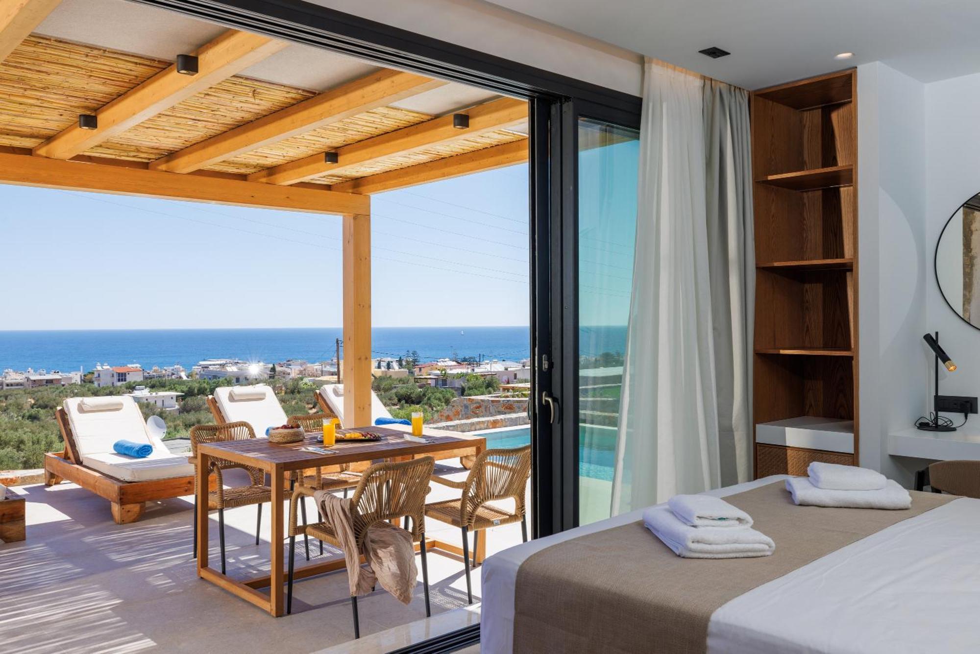Deos Luxury Suites - Adults Only ヘルソニソス エクステリア 写真