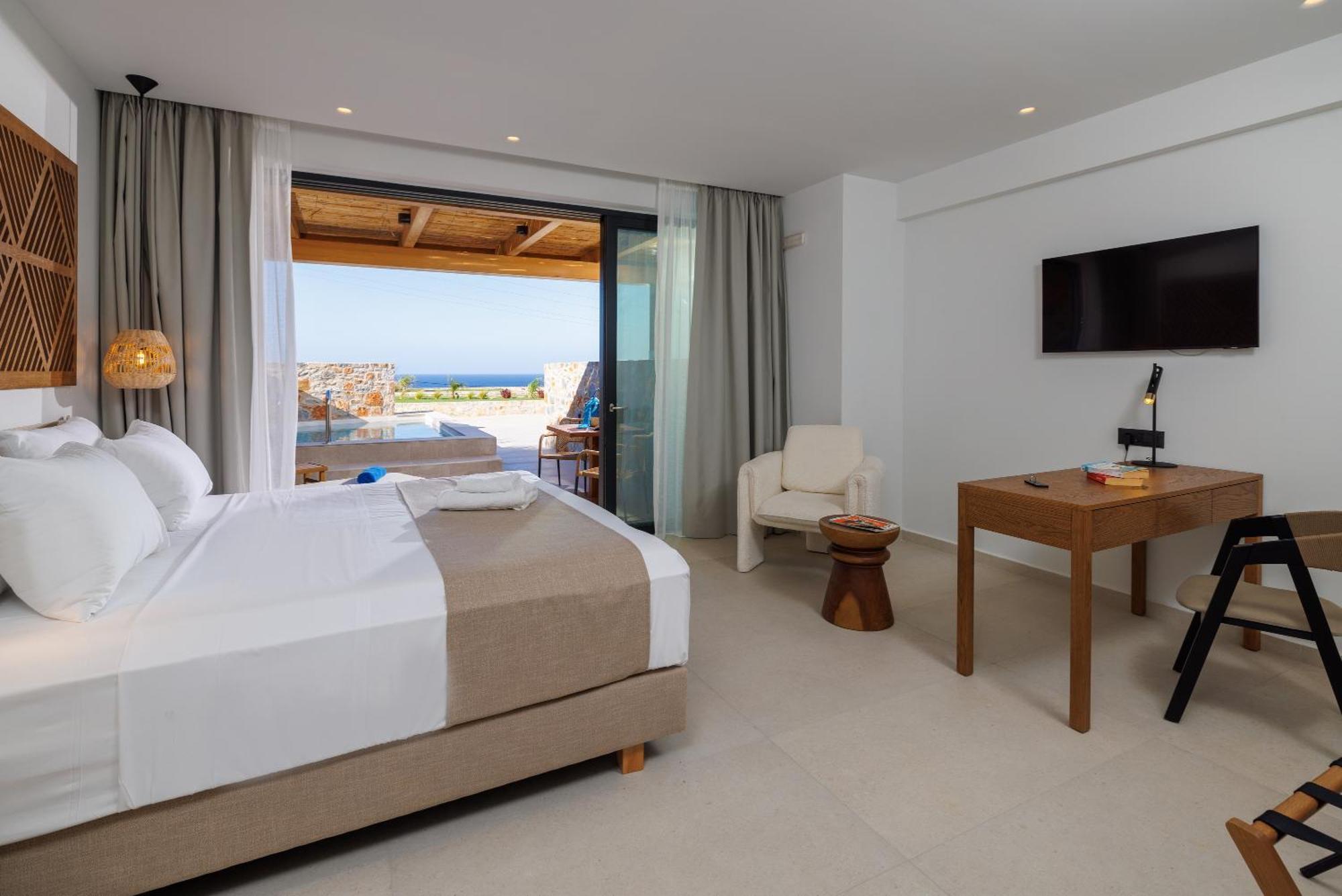 Deos Luxury Suites - Adults Only ヘルソニソス エクステリア 写真