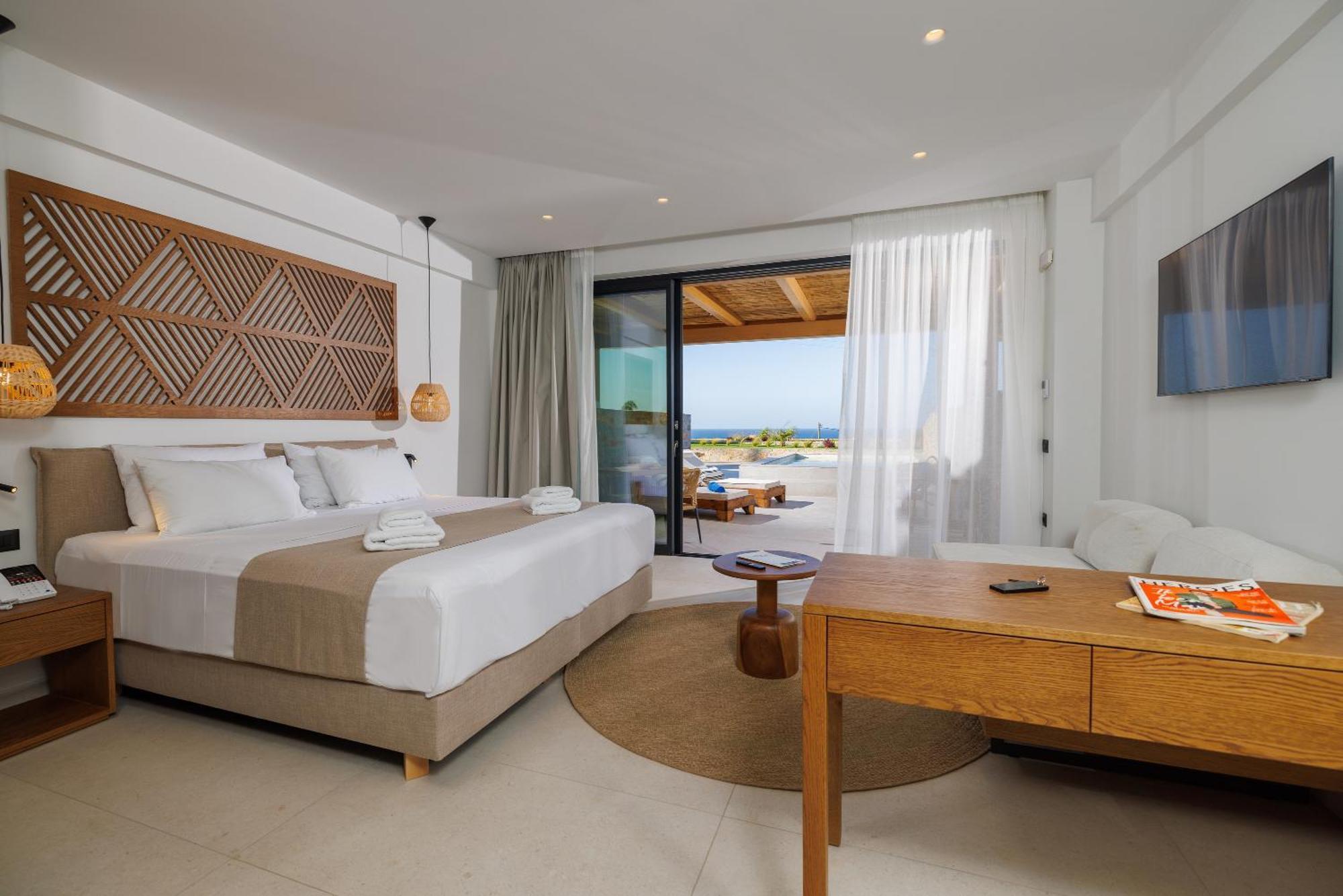 Deos Luxury Suites - Adults Only ヘルソニソス エクステリア 写真